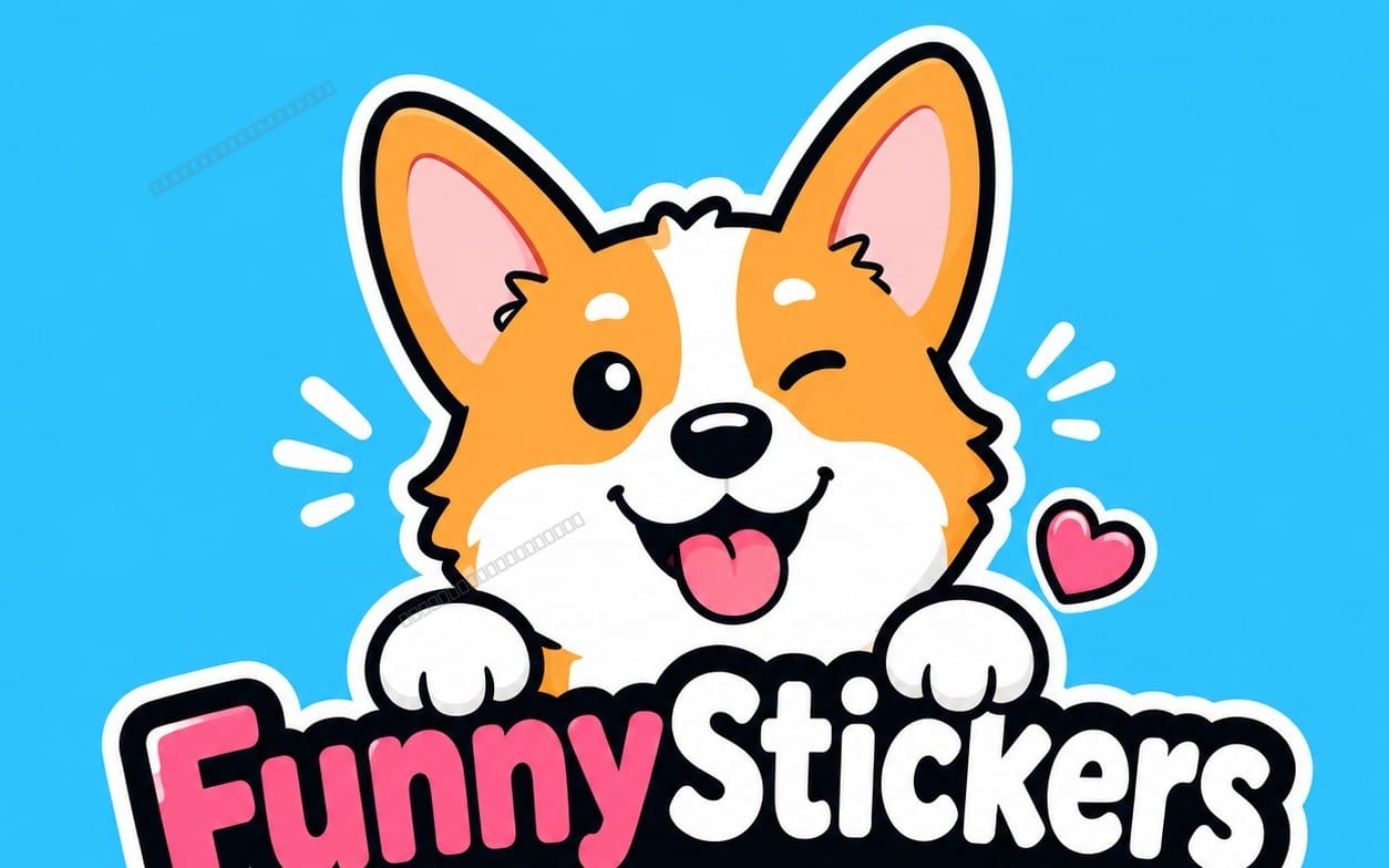 Funny Corgi Stickers