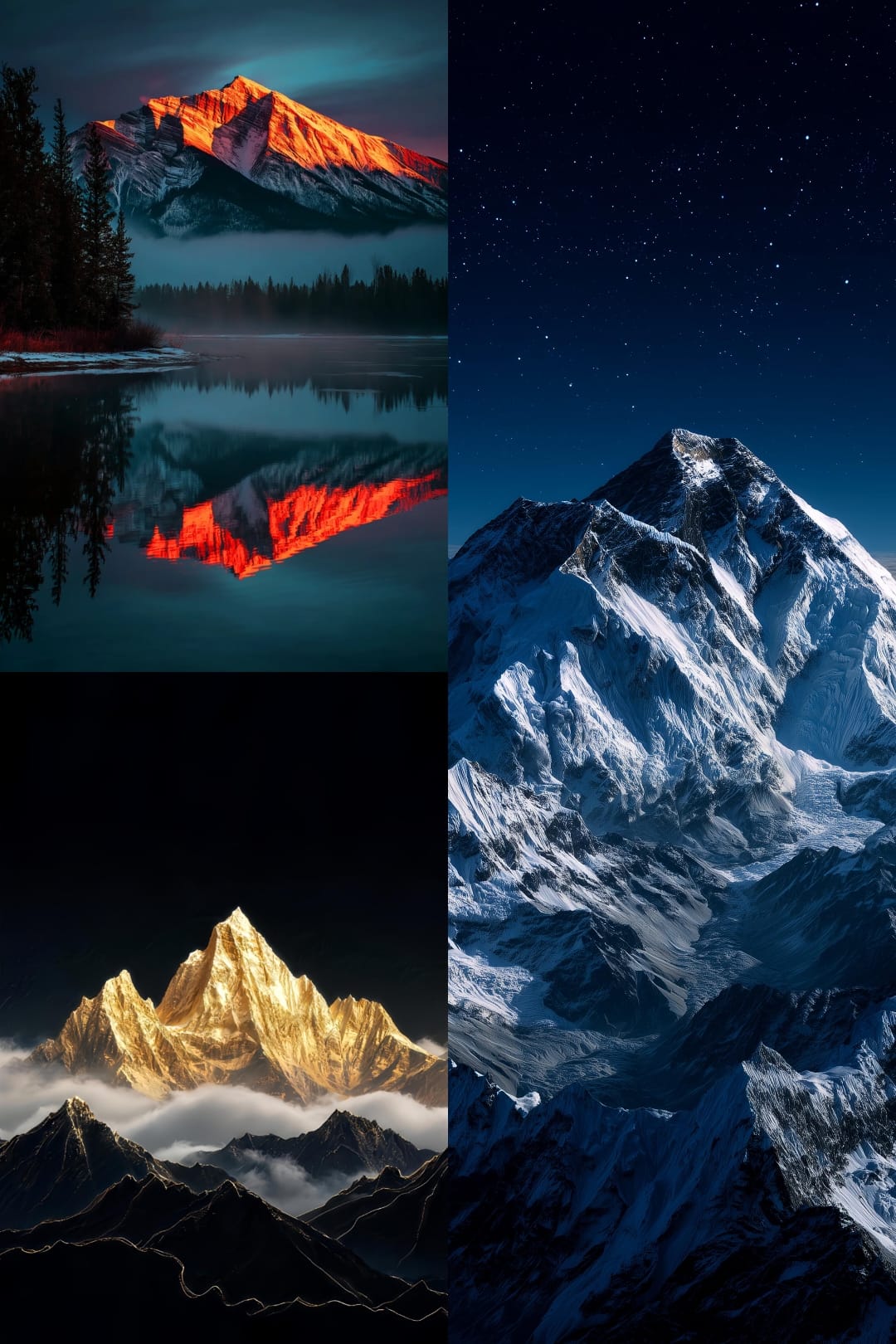 Preview image of 8K ultra HD Mountain aesthetic wallpaper – Full Bundle