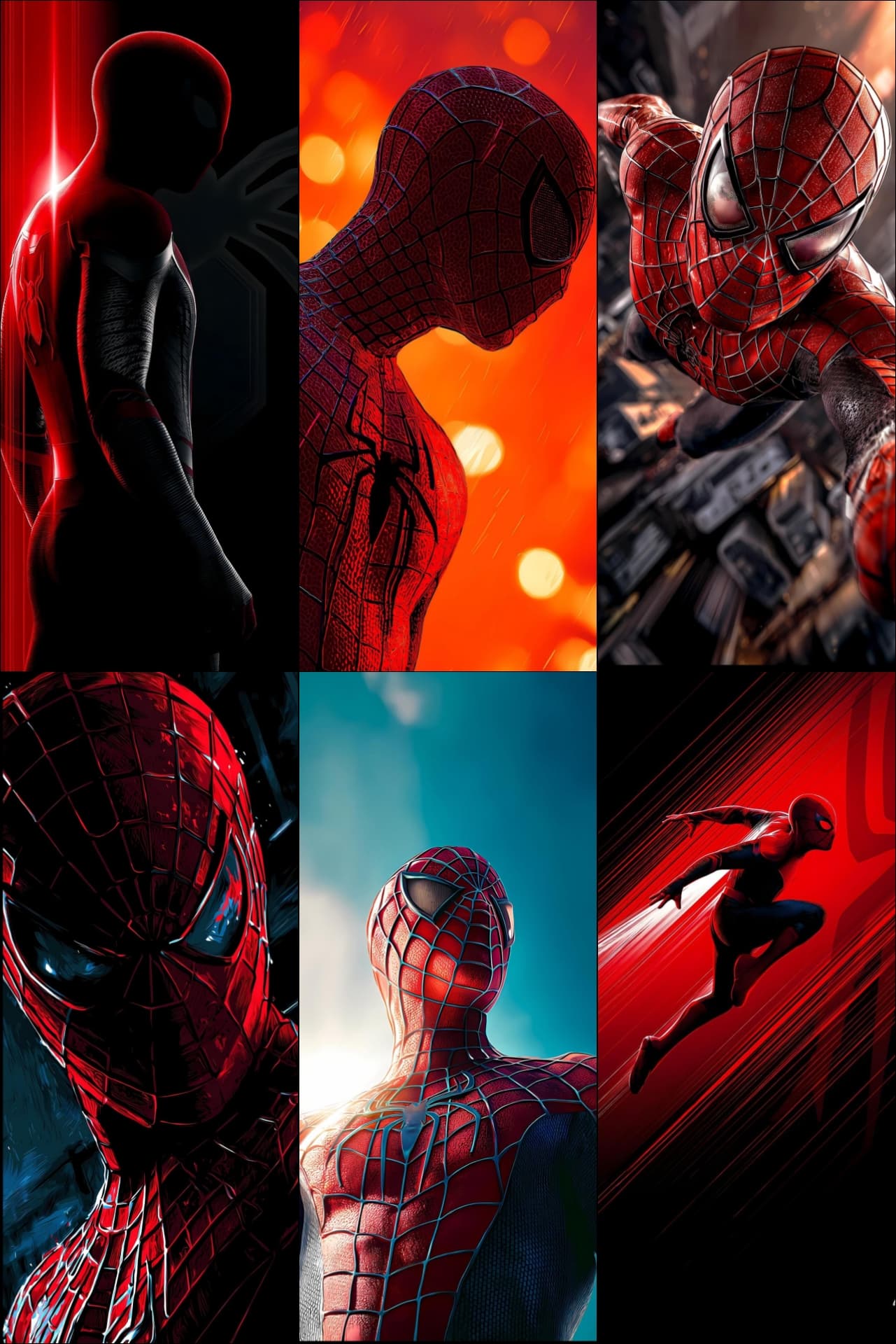 Preview image of Tobey Maguire Spider-Man cinematic mobile wallpaper 4k