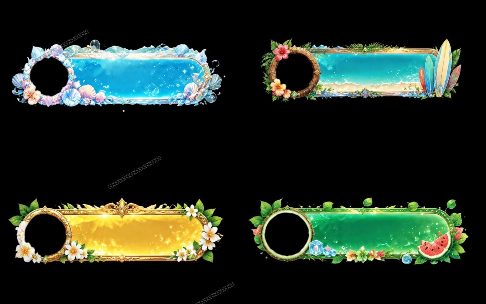 Premium Streamer Top Donor Banners Pack – Full Bundle