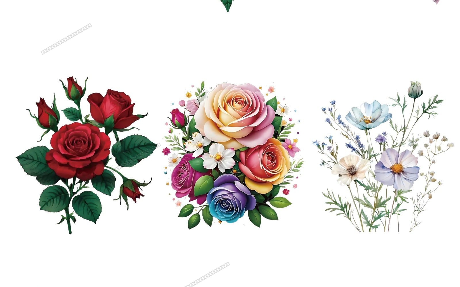 Stunning Floral Collection Digital sticker sheet Full Bundle