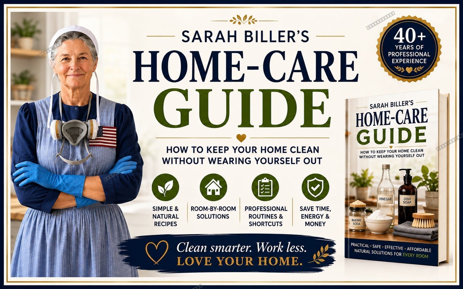 How to keep your Home clean without wearing yourself out !