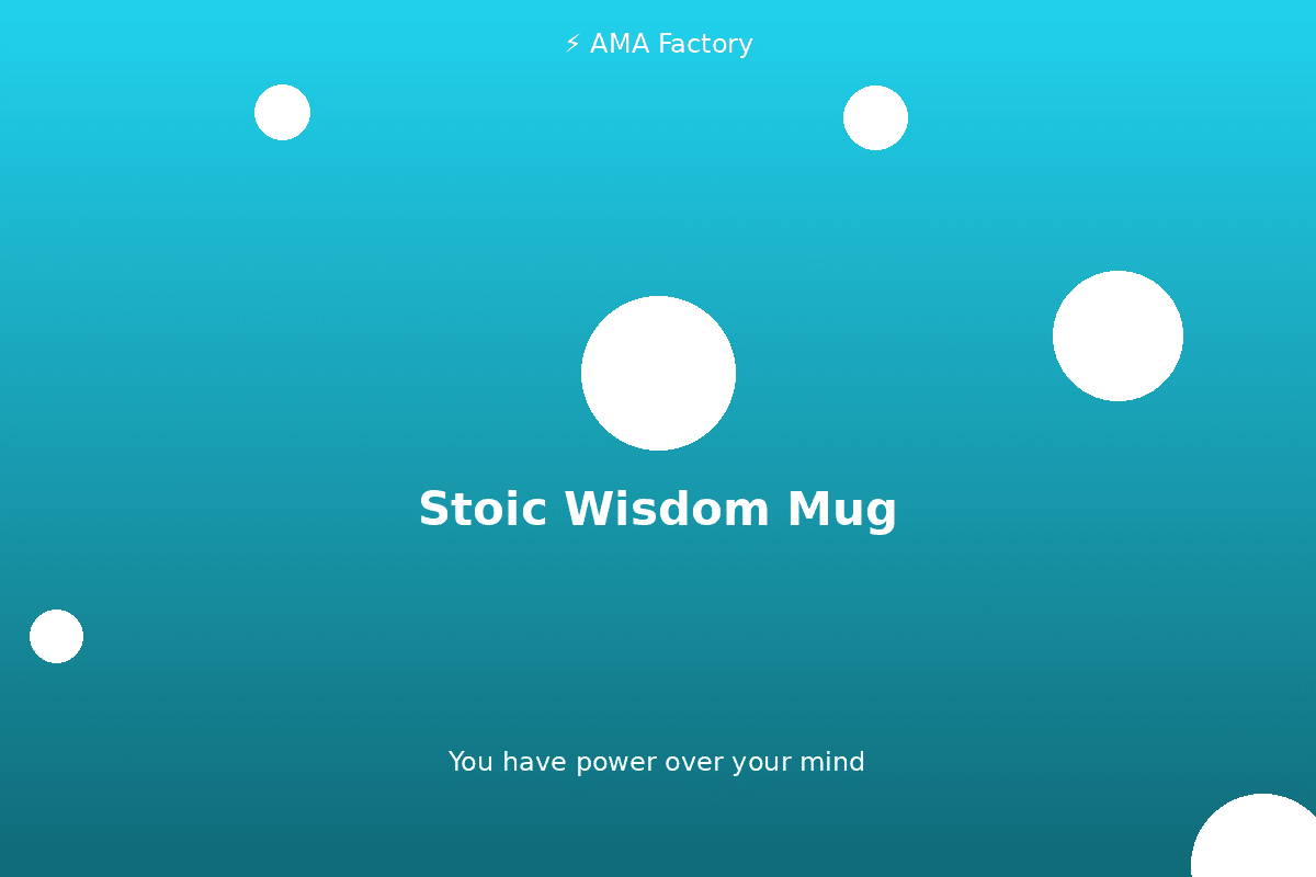 Stoic Wisdom Mug
