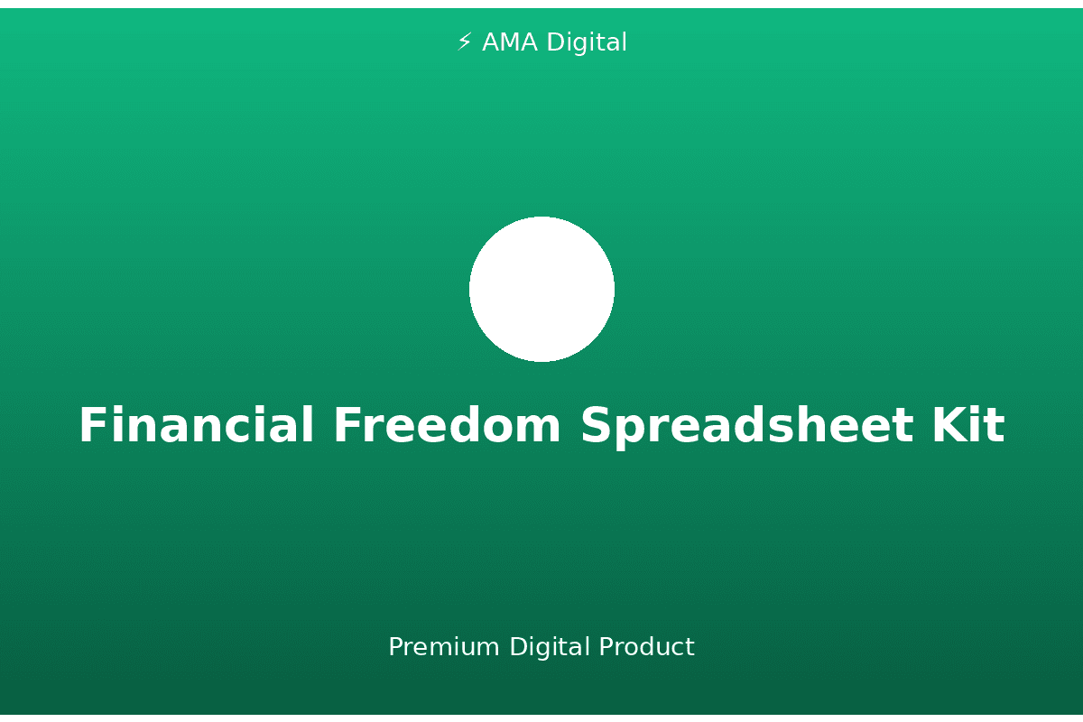 Financial Freedom Spreadsheet Kit