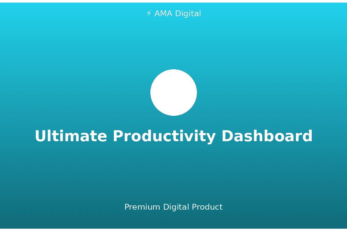 Ultimate Productivity Dashboard