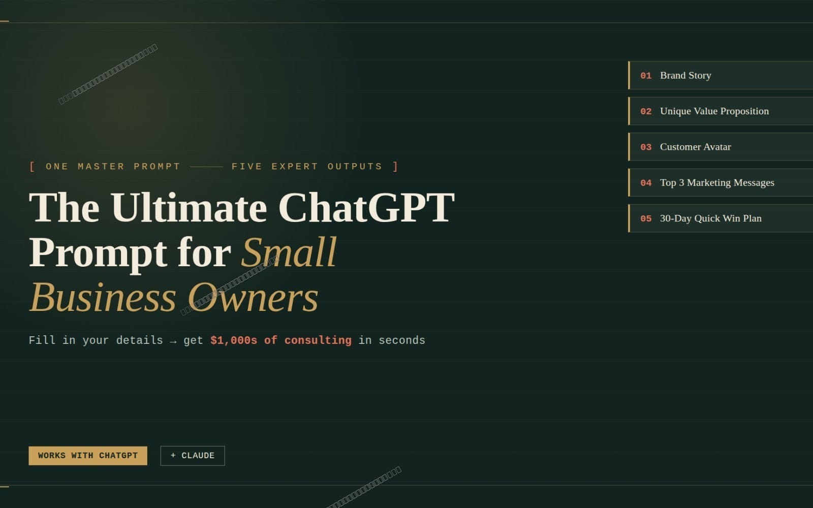 The Ultimate ChatGPT Prompt for Small Business Owners