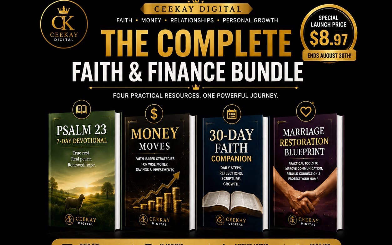Complete Faith & Finance Bundle — 4 Resources for $8.97