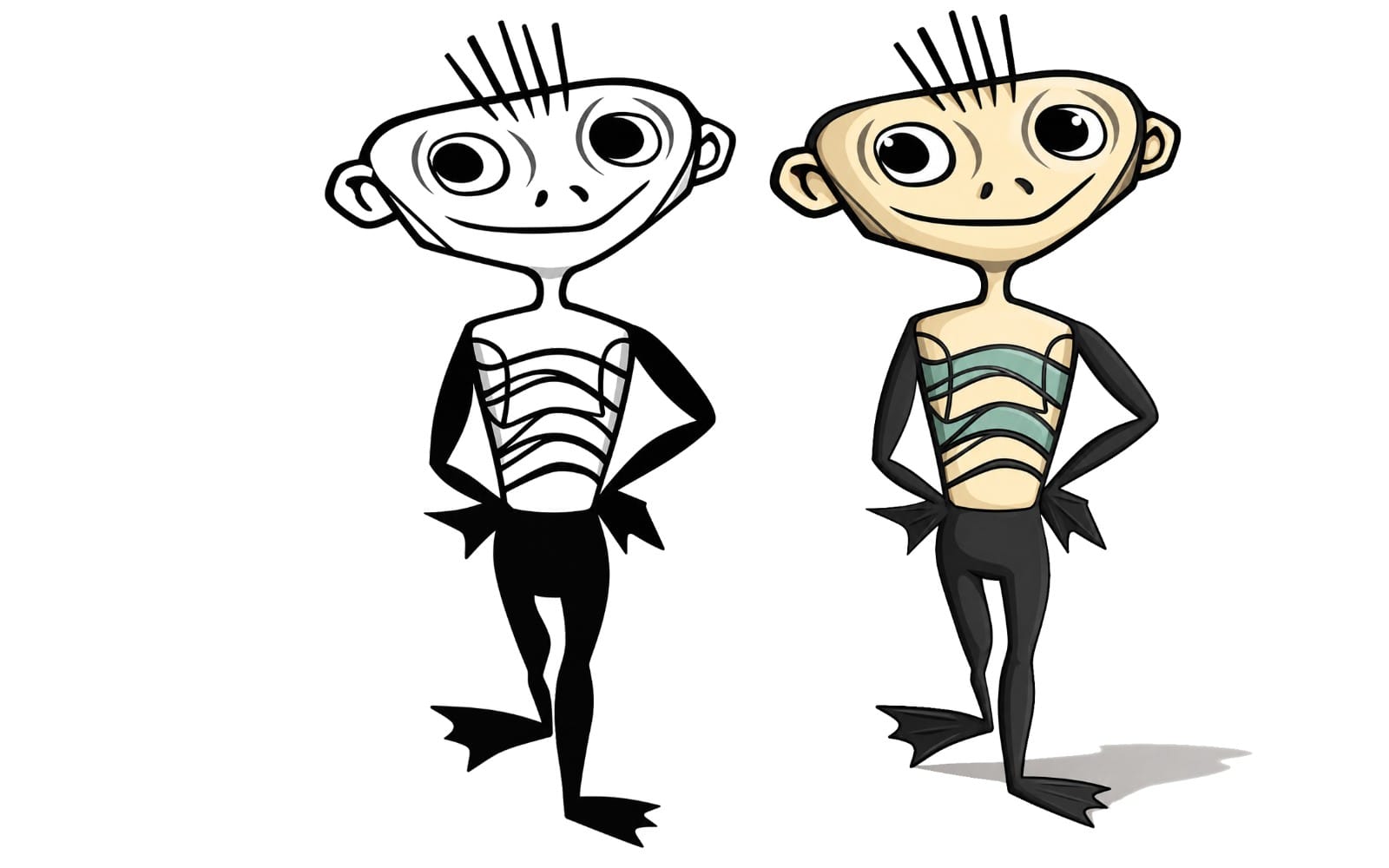 IMANA5 | Character Design — Hand-Drawn Surreal Character