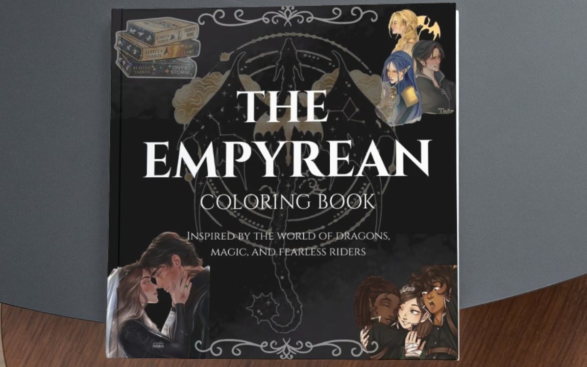 The Empyrean Series coloring book