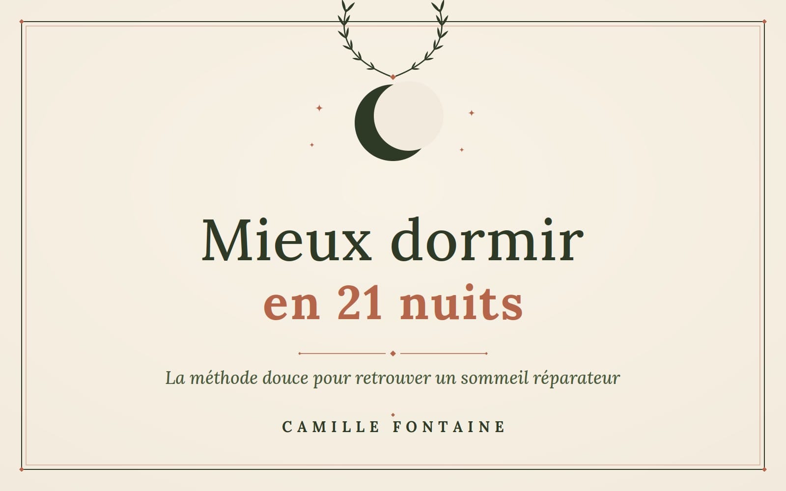 Mieux dormir en 21 nuits