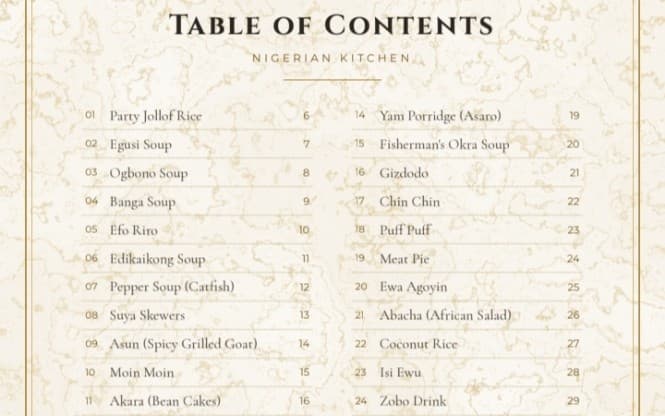 The Golden Table Collection premium cook book