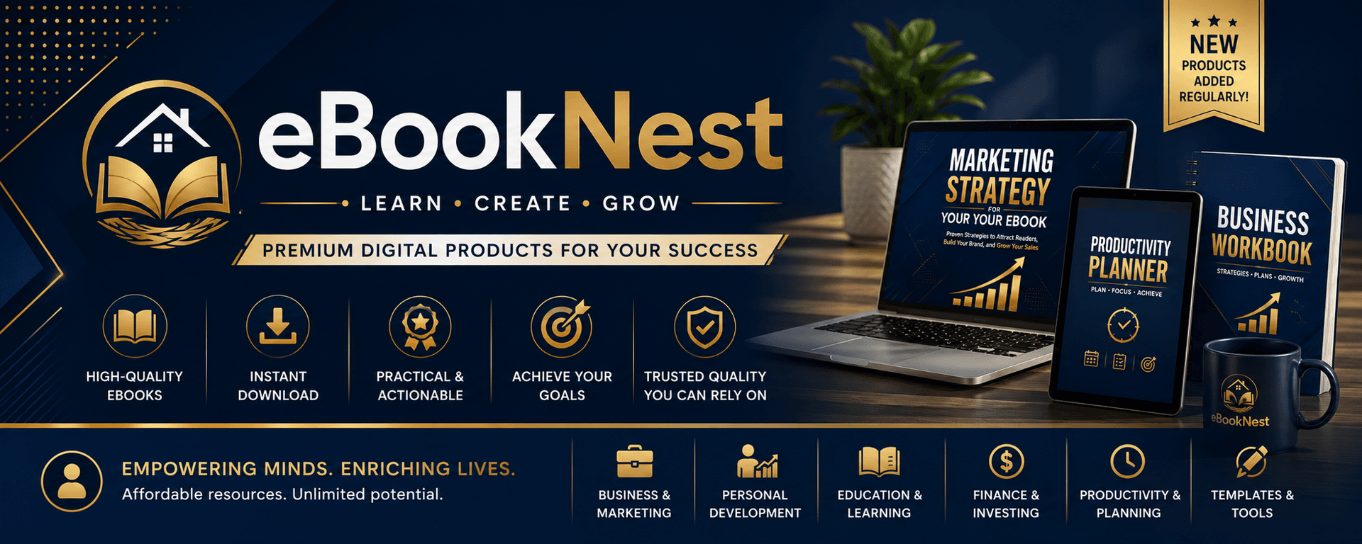 EbookNest store banner