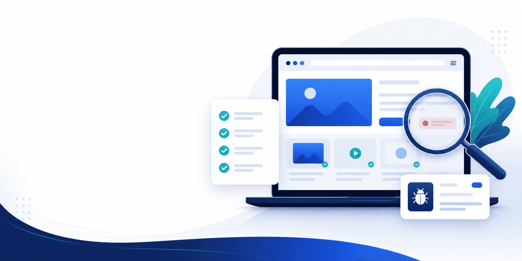 Auditoría QA de sitio web — bugs, UX y responsive