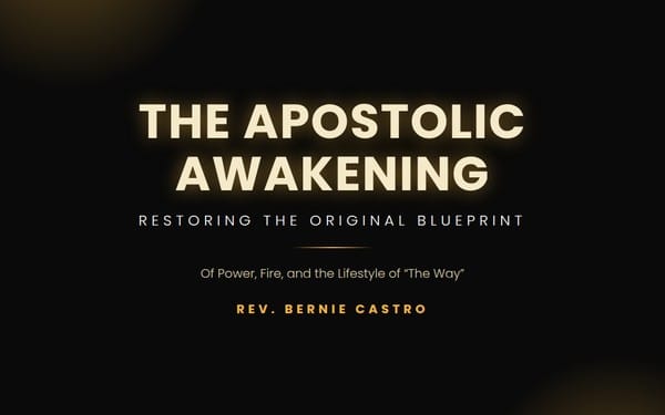 Apostolic Awakening
