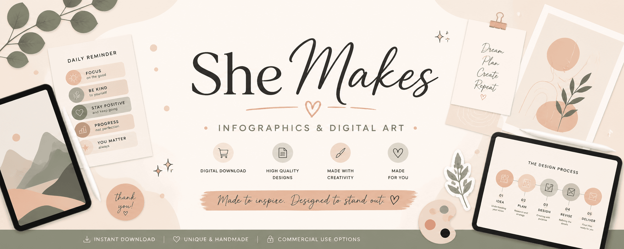 SheMakes store banner
