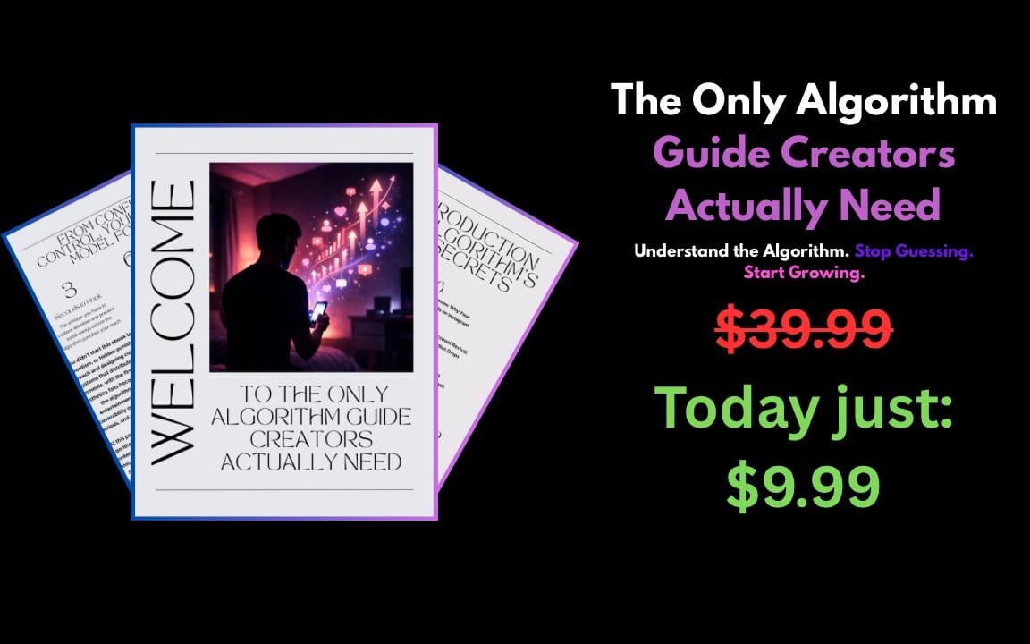 The Only Algorithm Guide Creators Actually Need