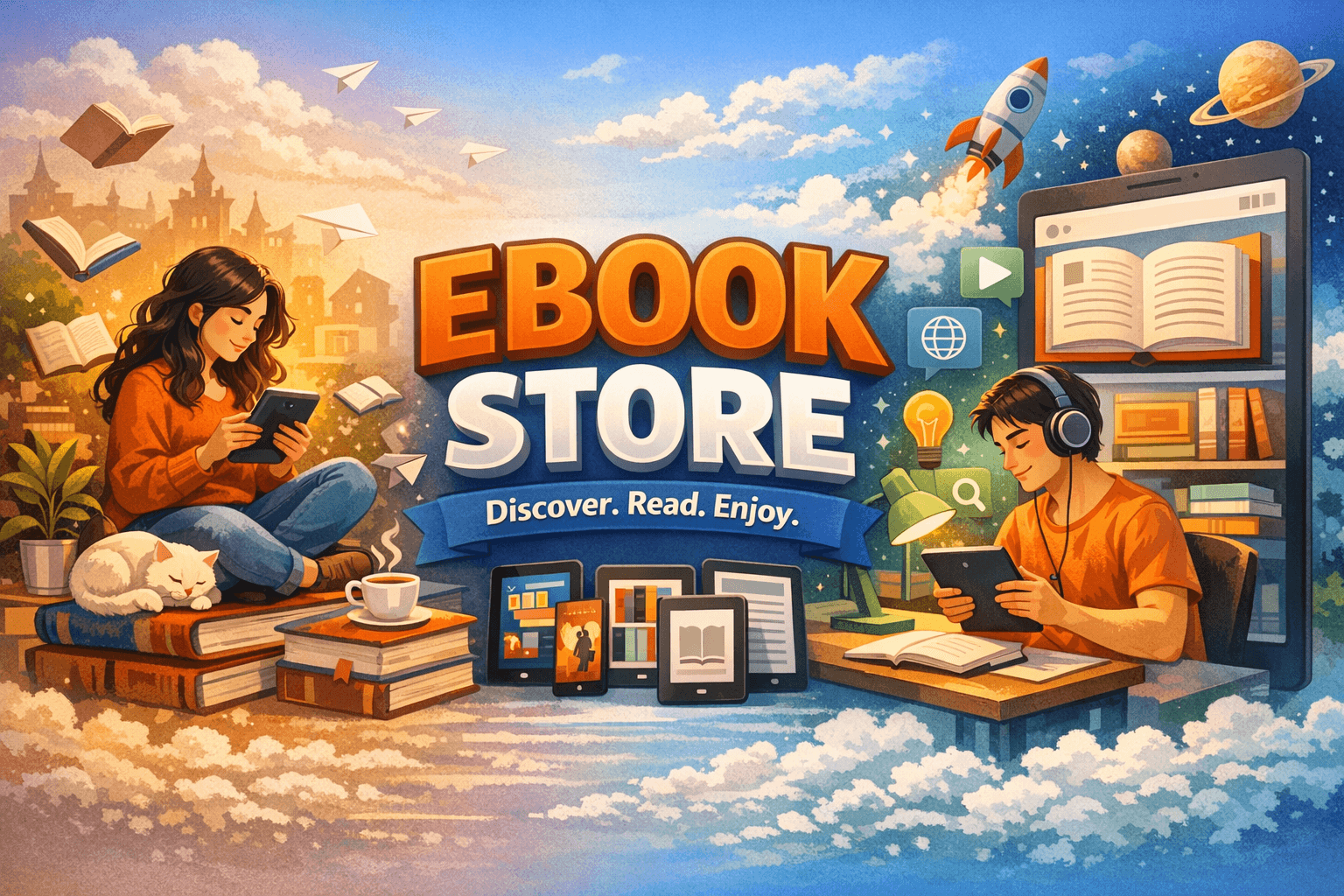 Omaima's Library store banner