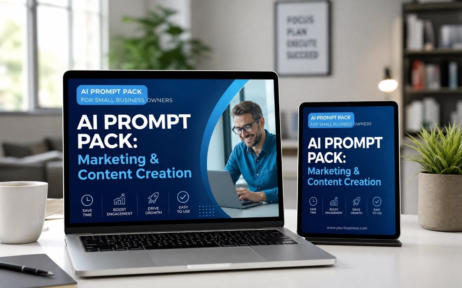 AI Marketing & Content Prompt Pack for Small Businesses | Boost Sales & Engagement with ChatGPT Prompts