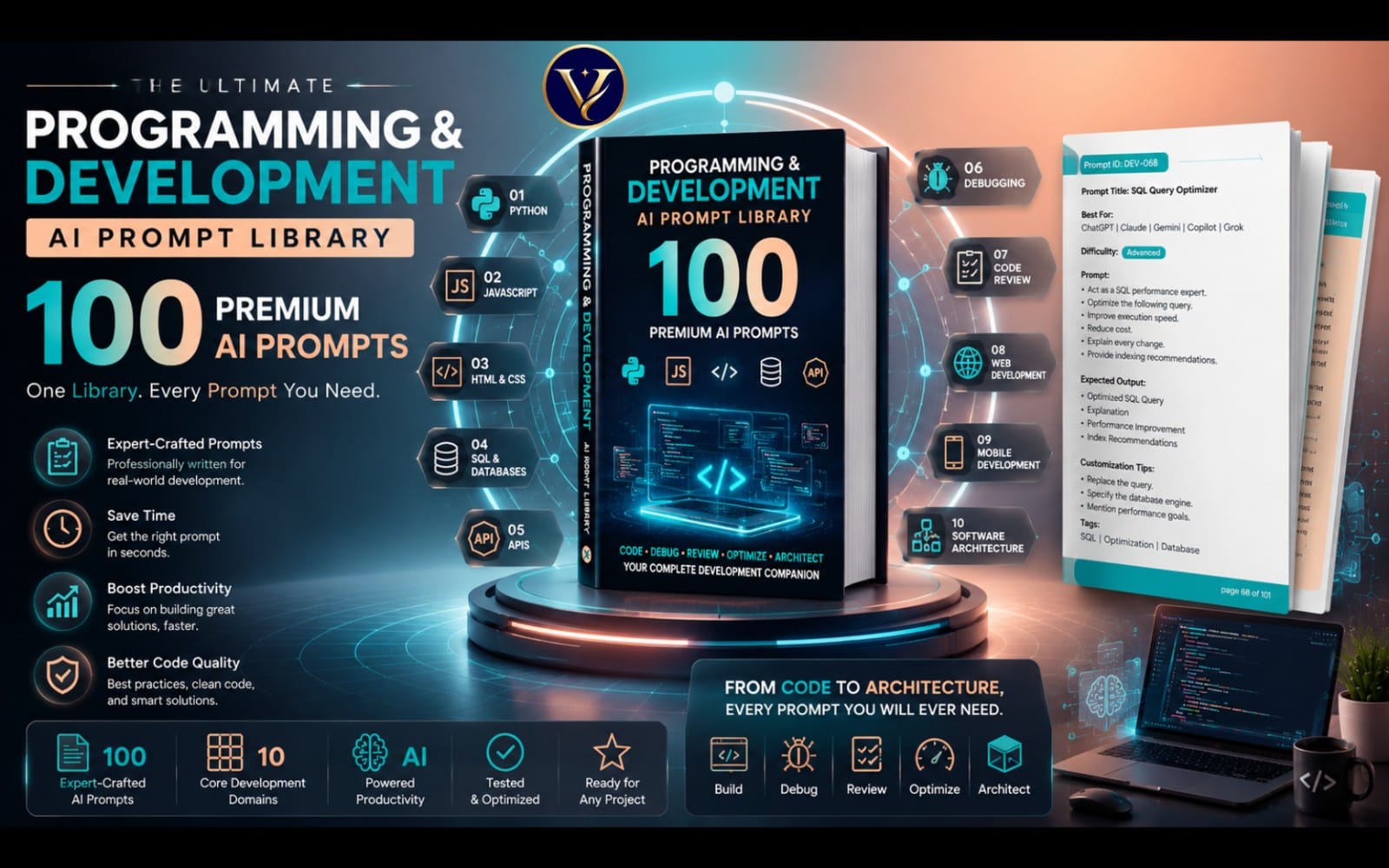 Programming & Development — 100 Premium AI Prompts