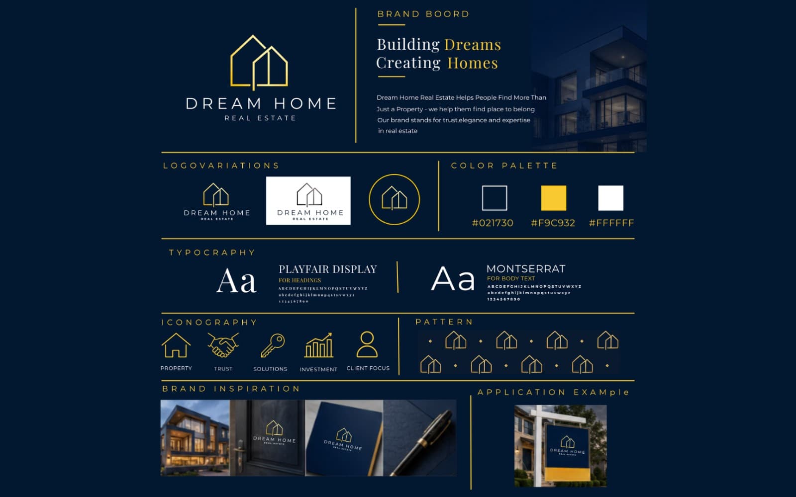 Dream Home Real Estate Branding Kit