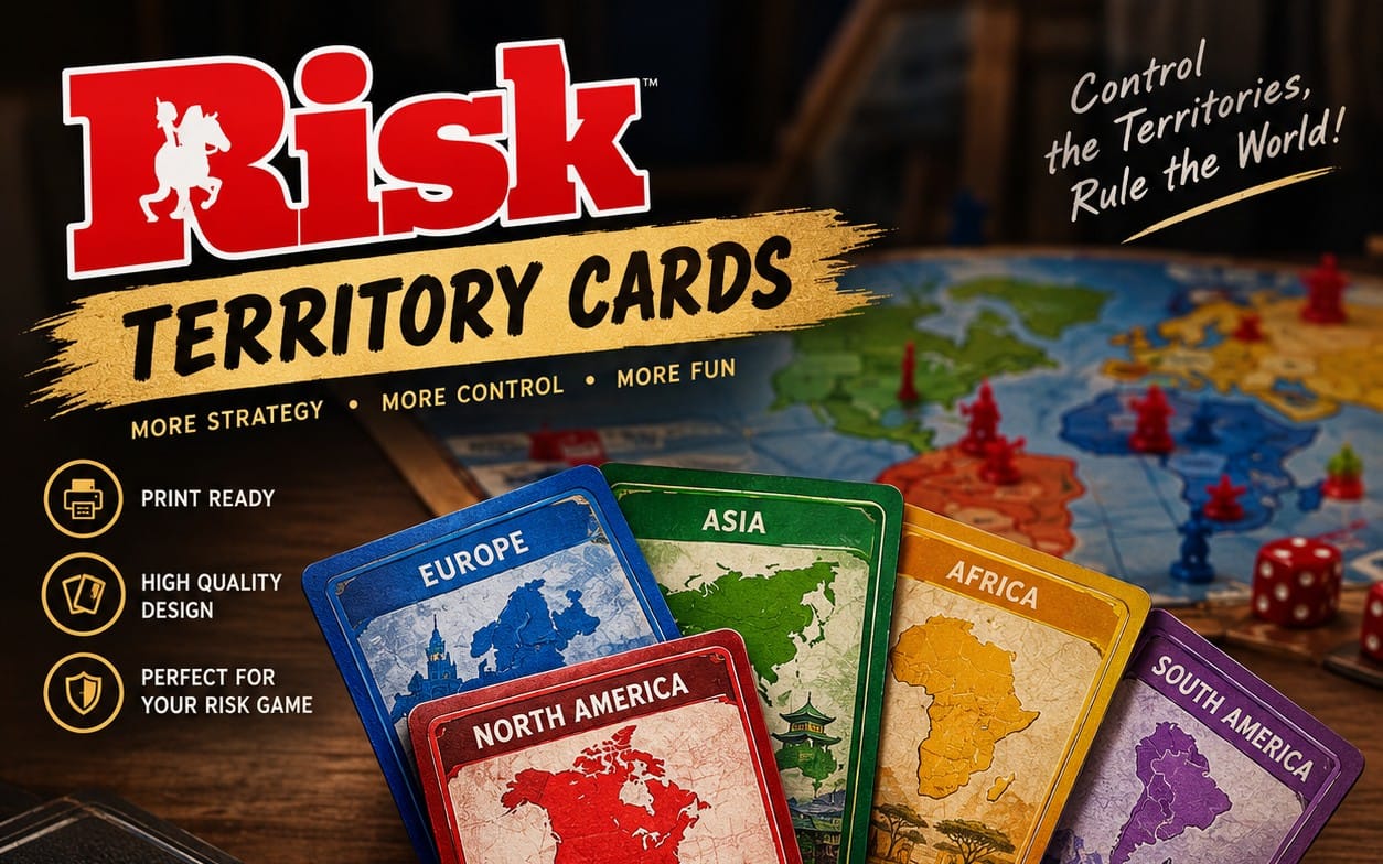 South America, Africa & Joker cards