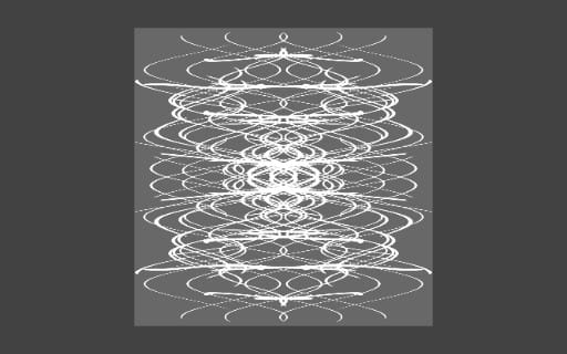 Minimalist white line art design with abstract circular scribble pattern for a printable wall decor product