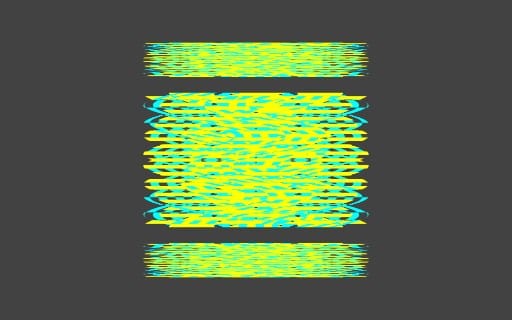 Abstract digital artwork with neon yellow and turquoise stripes for The Golden Ratio Phi fine art suite