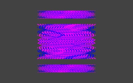 Purple and blue animated mathematical asset with swirling patterns and the e constant theme