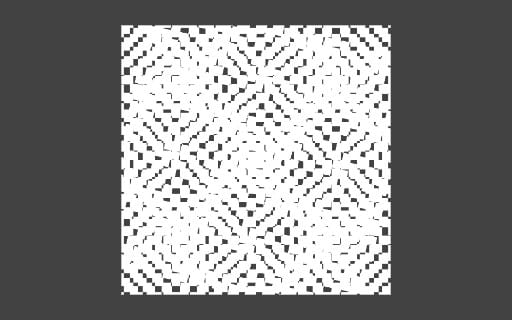Abstract micro-channeled concentric moire interference matrix SVG vector texture on a white background
