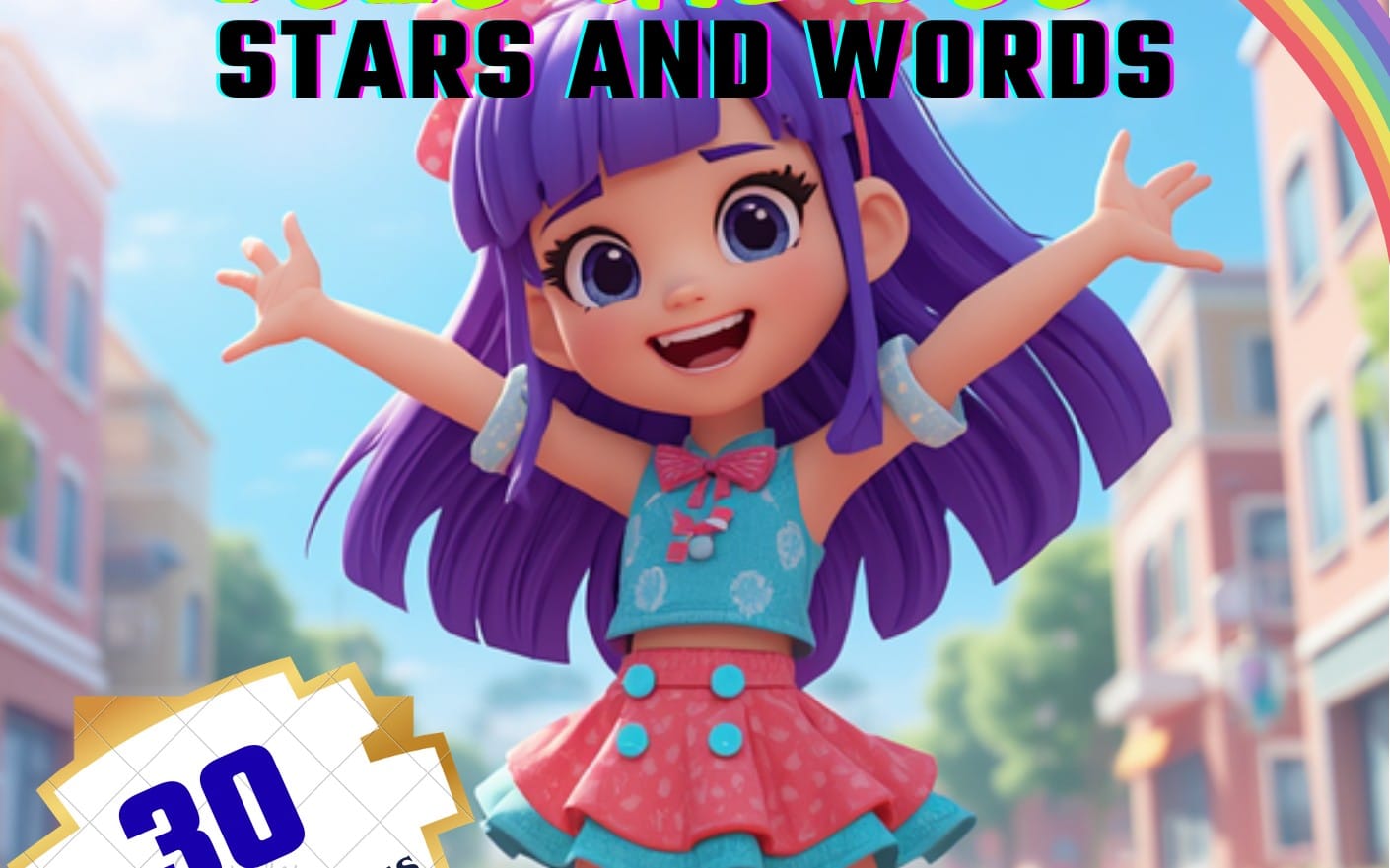 Cute Star and Universe Coloring Book Pages Printable PDF PNG