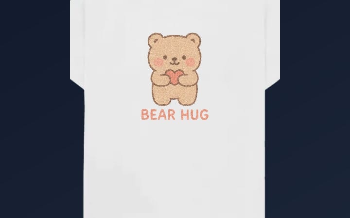 Tshirt cute bear