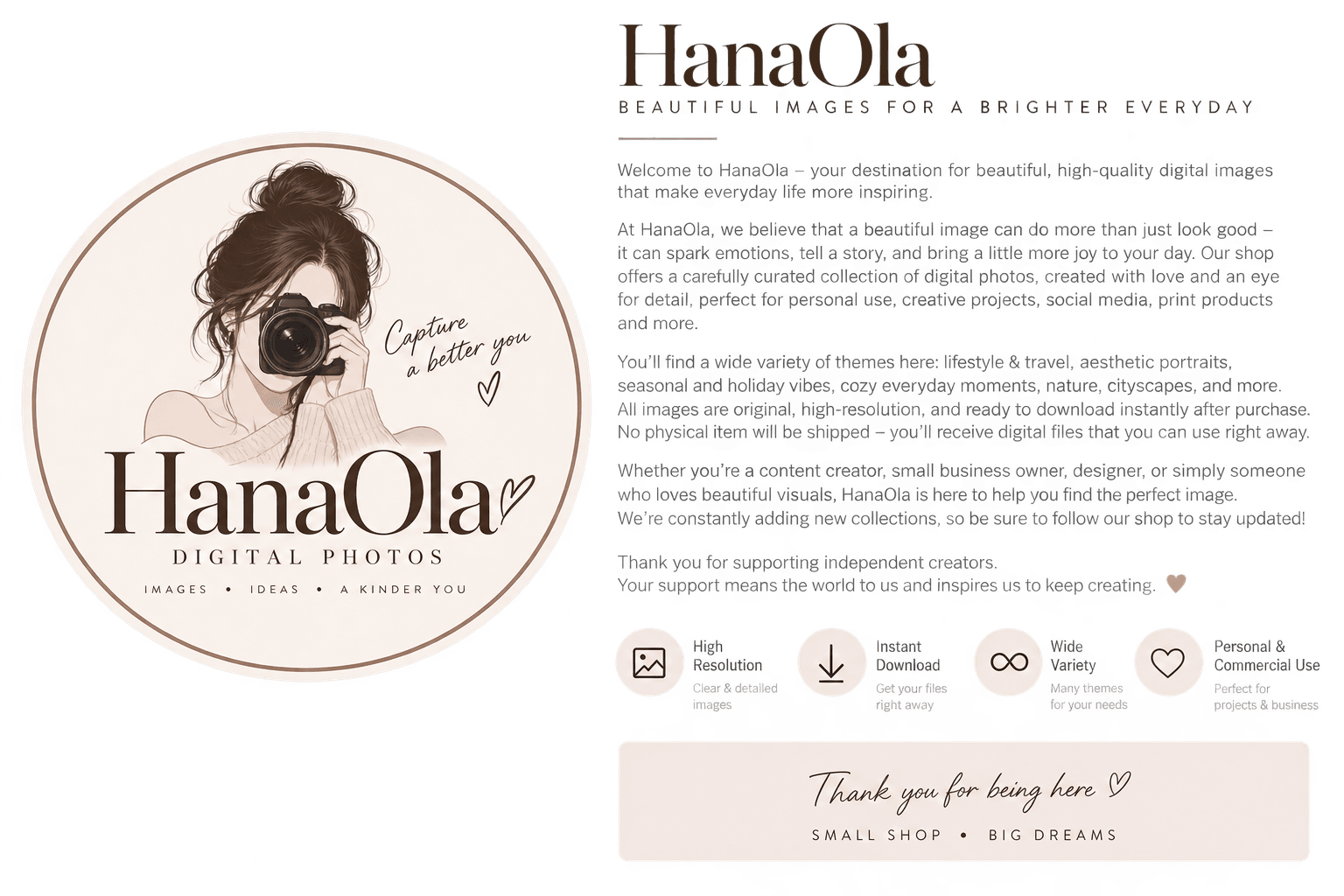 HanaOla store banner