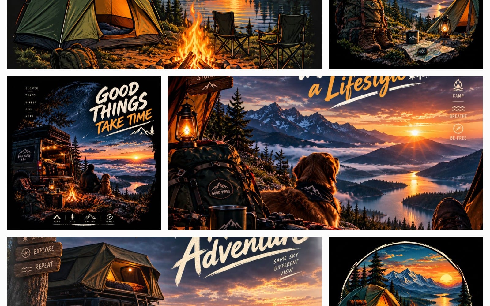 Hiking Adventure Badge Pack