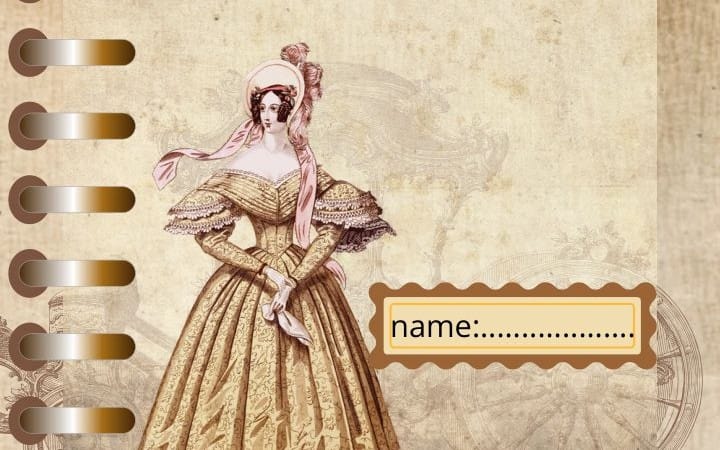 Victorian Dark Academia Digital Journal / Notebook