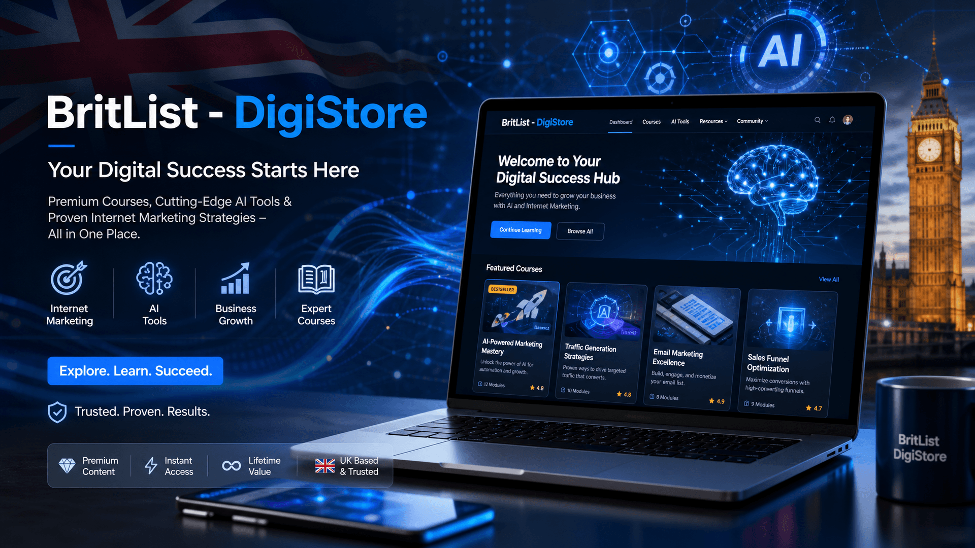 BritList - DigiStore store banner