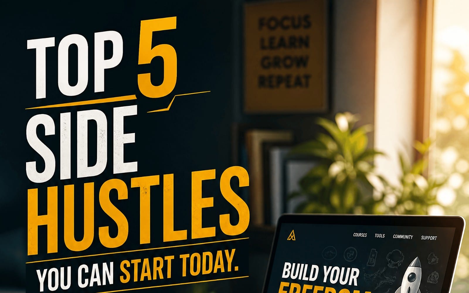 Top 5 Side Hustles - You Can Start Today