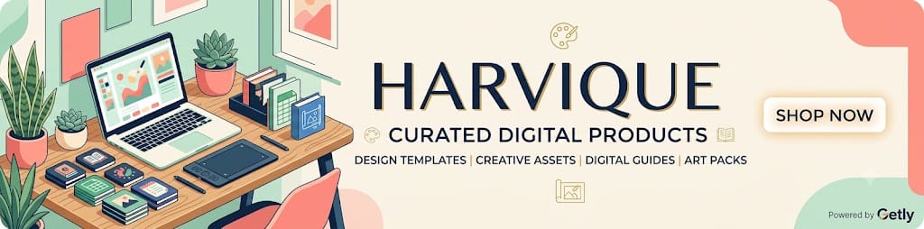 Harvique store banner