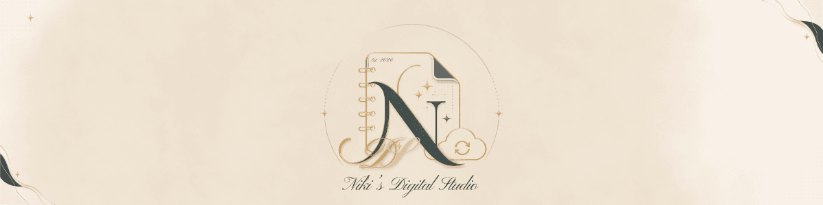 Niki's Digital Studio store banner