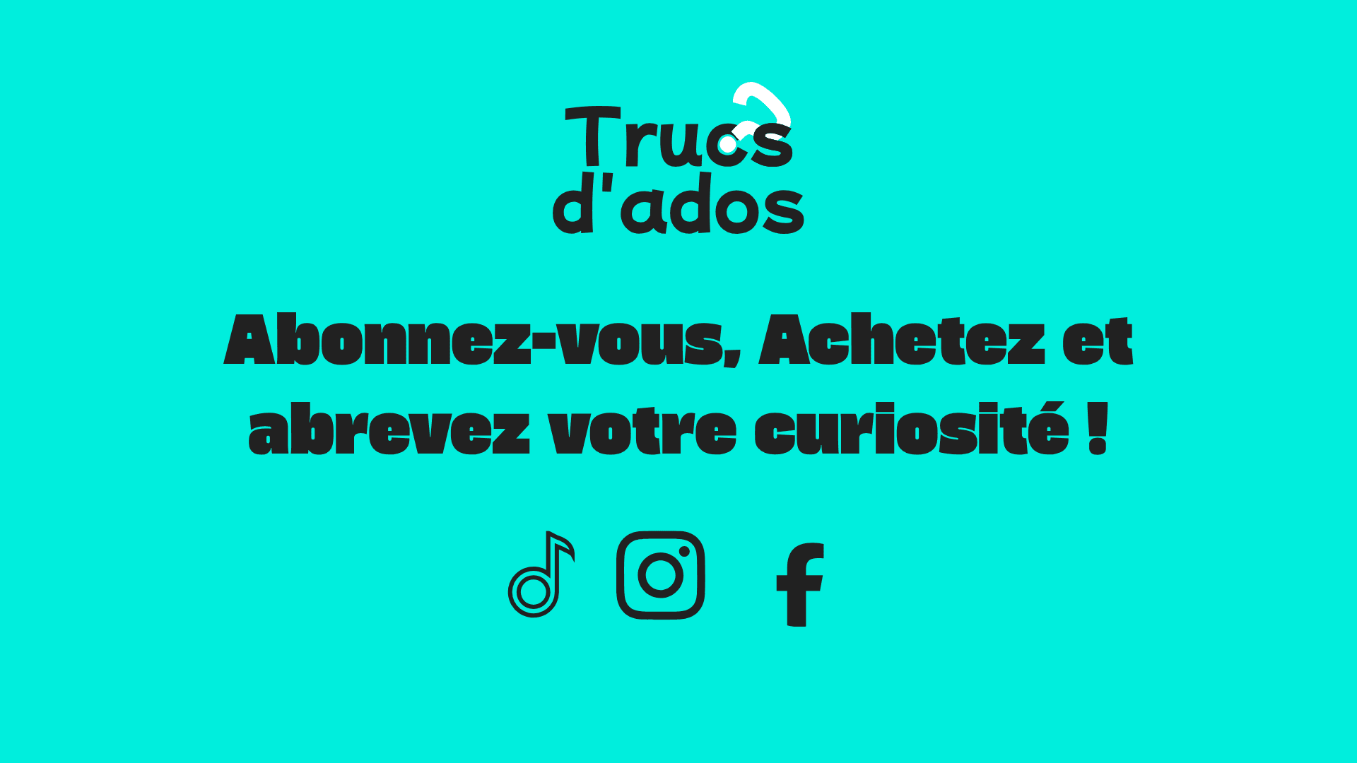 Trucs d'ados store banner