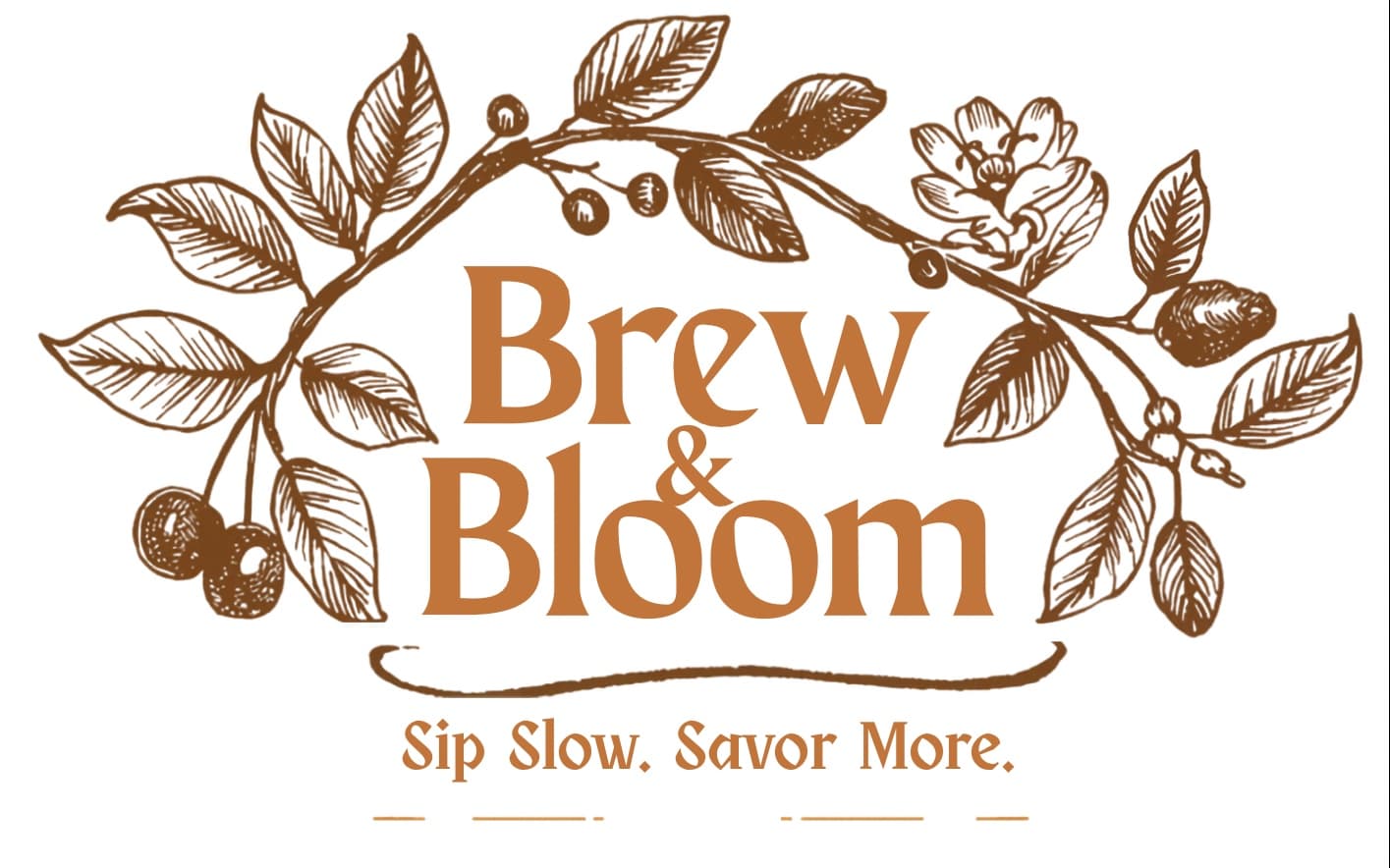 Cafe wall decor template