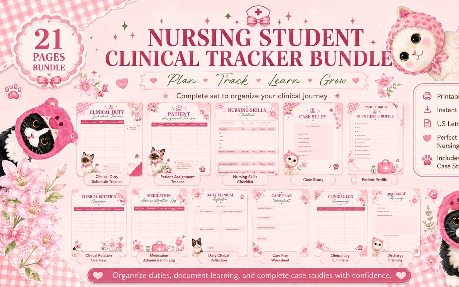 Kawaii Pflegestudenten Clinical Tracker