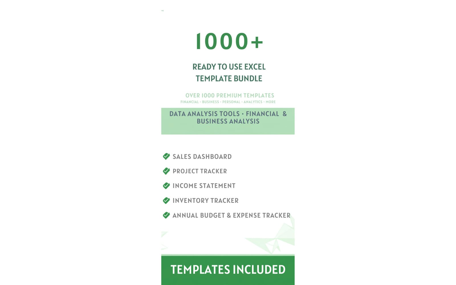 1000+ Excel Templates Bundle (Raising funds for medical treatment)