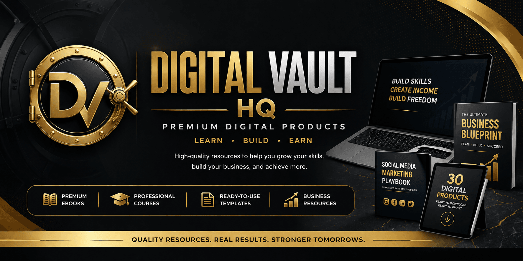 DigitalVault HQ store banner