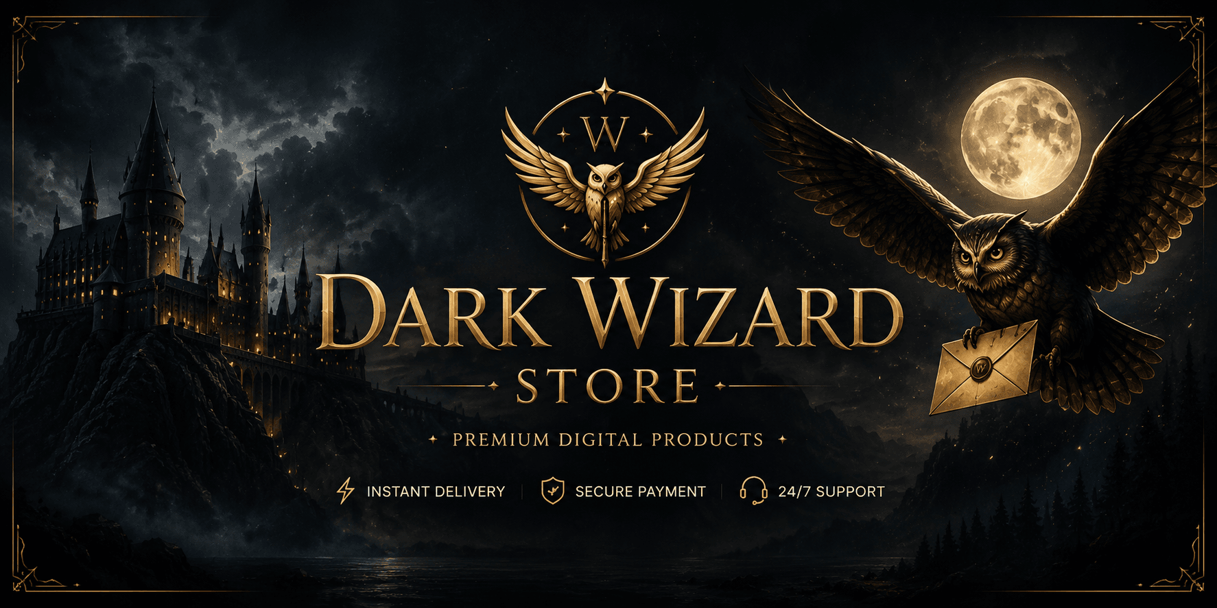Dark Wizard store banner
