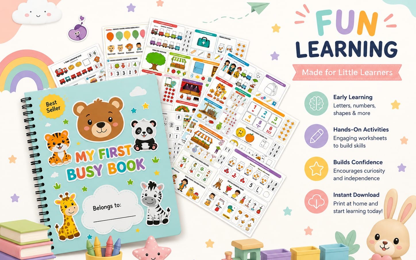 30 Fun Learning Activities for Preschool & Kindergarten