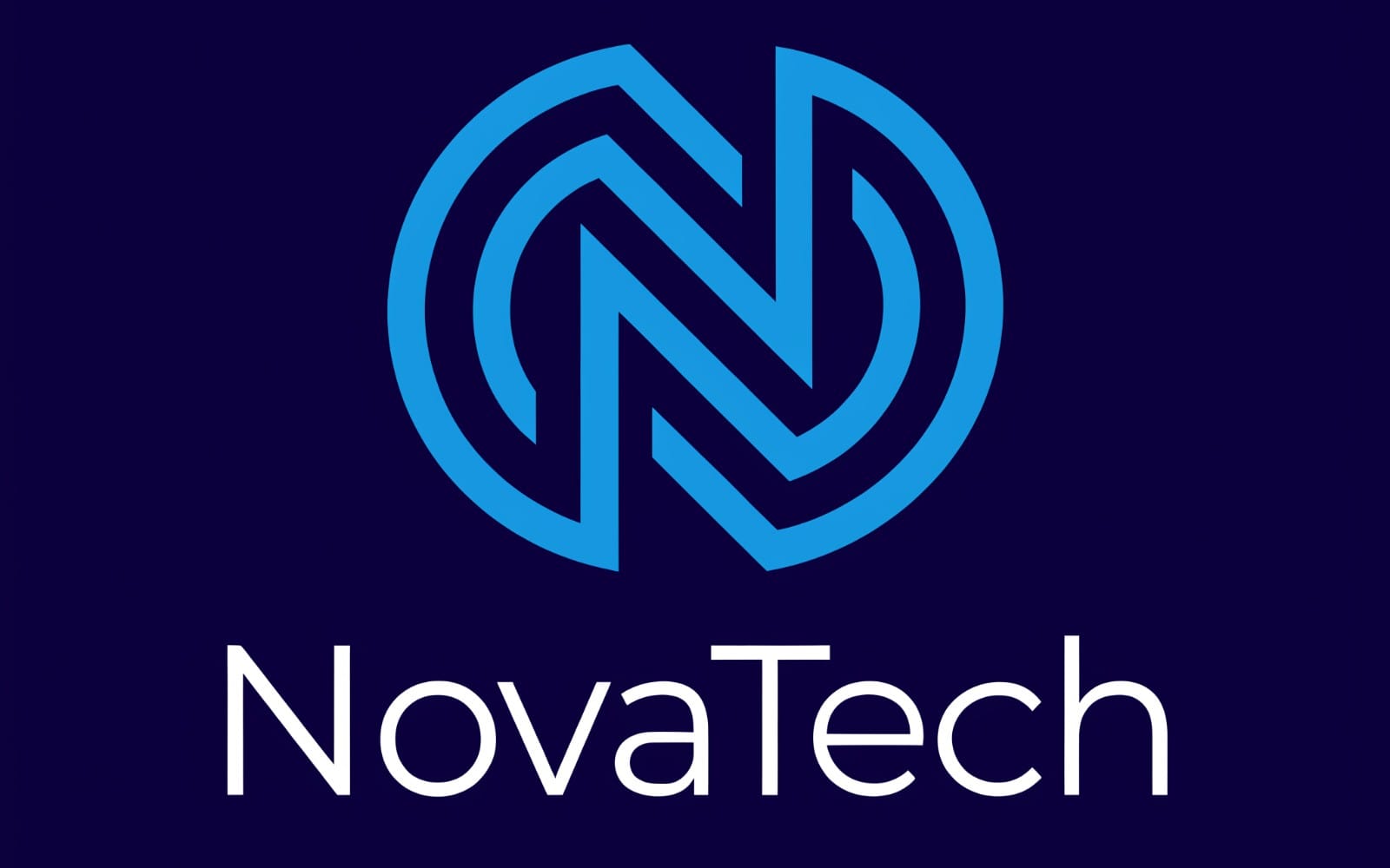Modern Tech Logo for NovaTech – Minimalist Business Brand