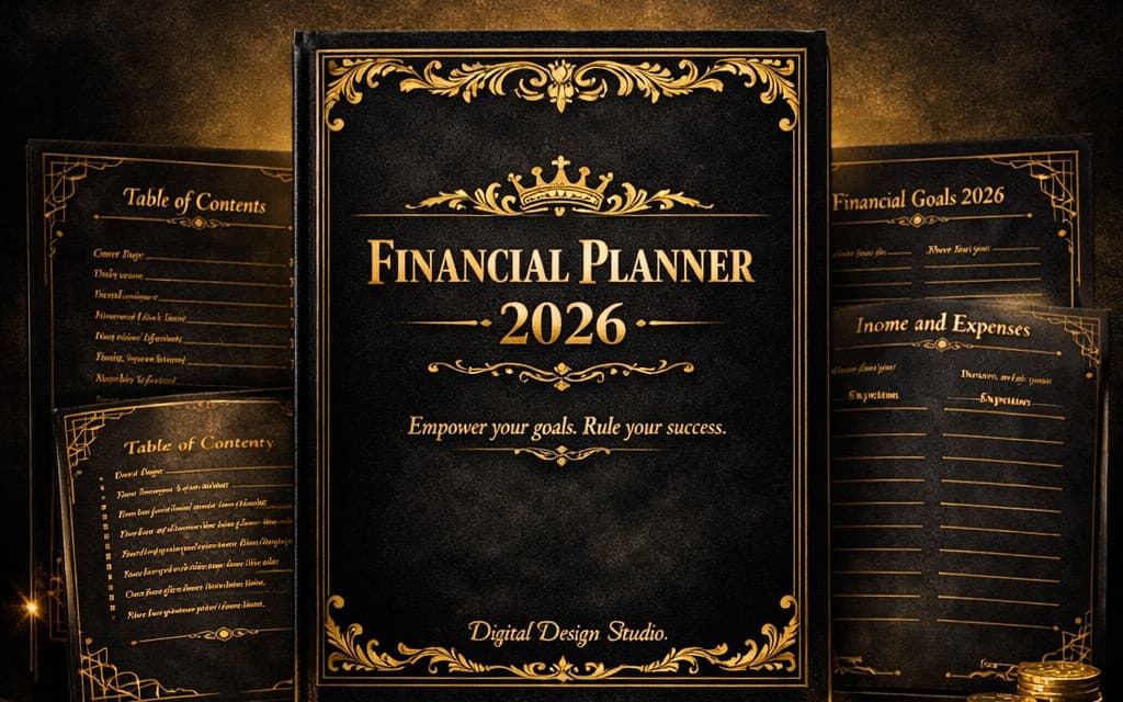 Financial Planner 2026 – Luxury Edition