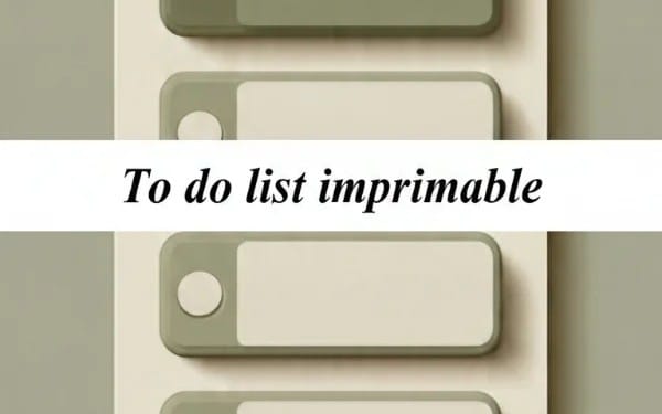 Bannière To do list imprimable avec texte To do list imprimable sur fond de post-it tendance