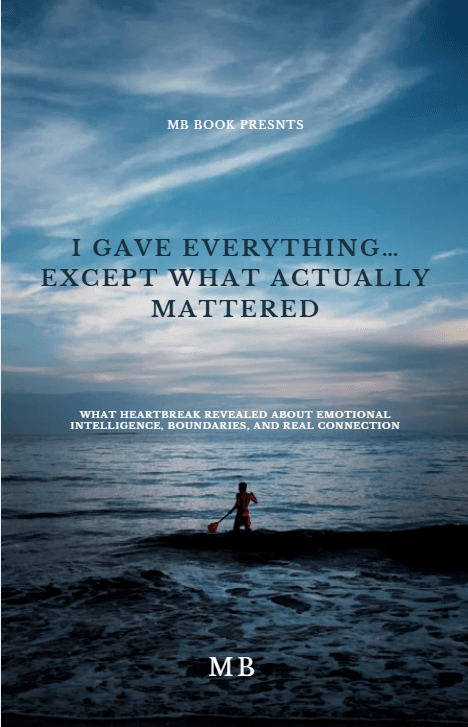 I Gave everything......except what actually mattered