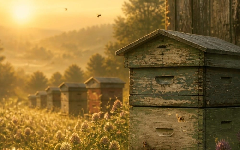 Whispering Hives — A Grayscale Coloring Collection